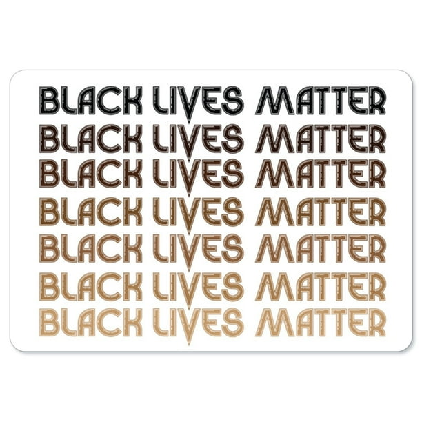 Home & Colleagues Vinyl Decal Municipality BLM Sign Black Lives Matter Protect Your Business  Made in The USA 